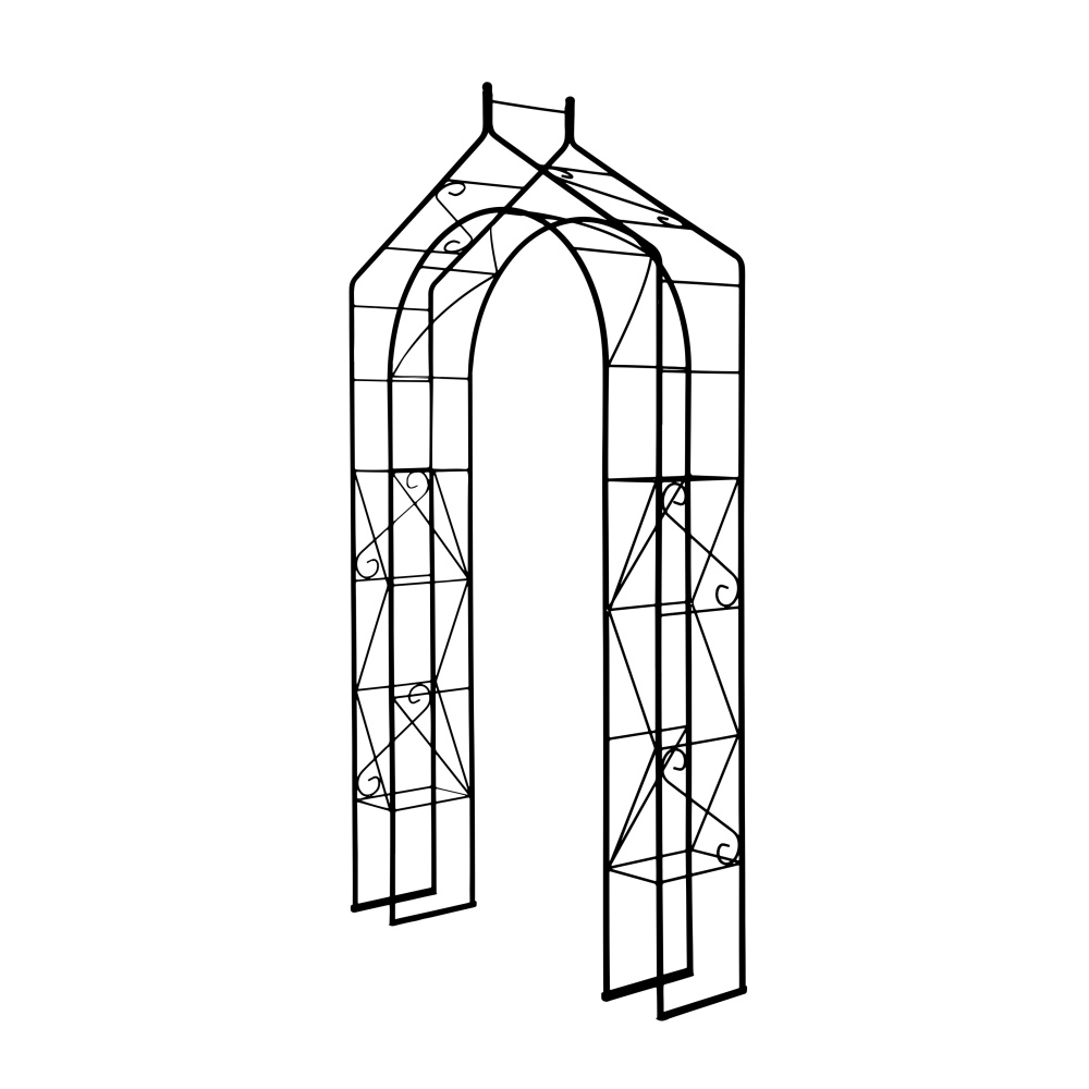Loubí - Opora/loubí ELSA dvojitá kovová 250cm