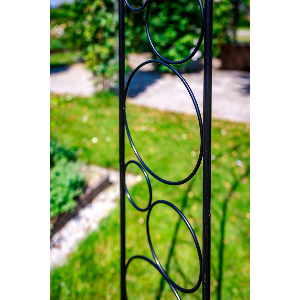 Opora/loubí ELVIS jednoduchá kulatá kovová 244cm-1