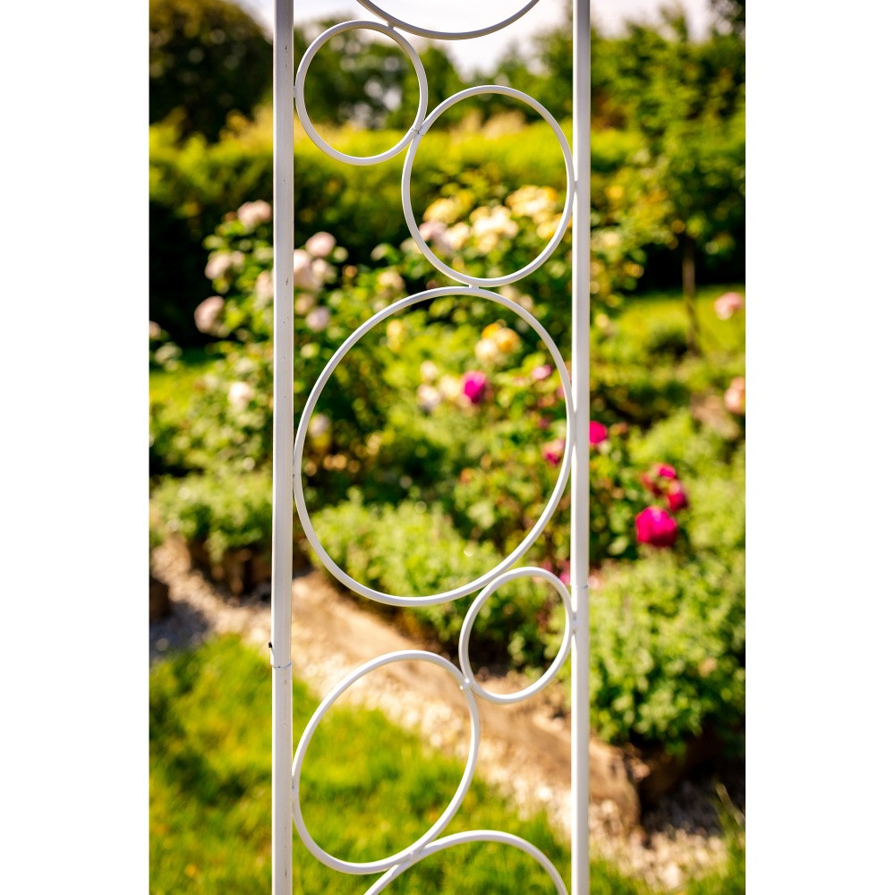 Opora/loubí ELVIS jednoduchá kulatá kovová 244cm-2