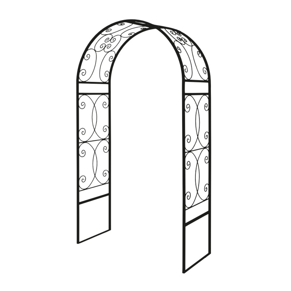 Loubí - Opora/loubí ILLIA jednoduchá kulatá kovová 232cm