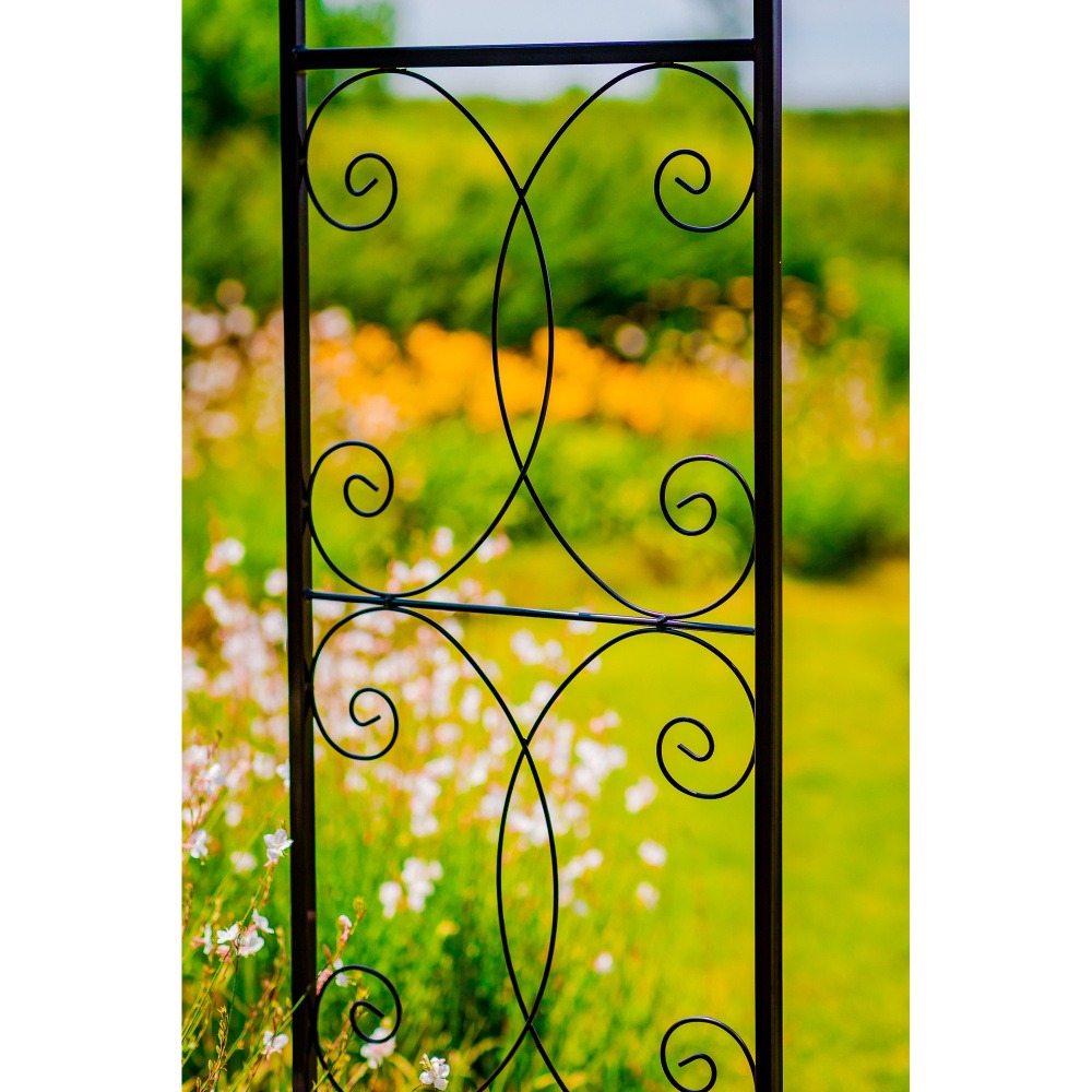 Opora/loubí ILLIA jednoduchá kulatá kovová 232cm-1