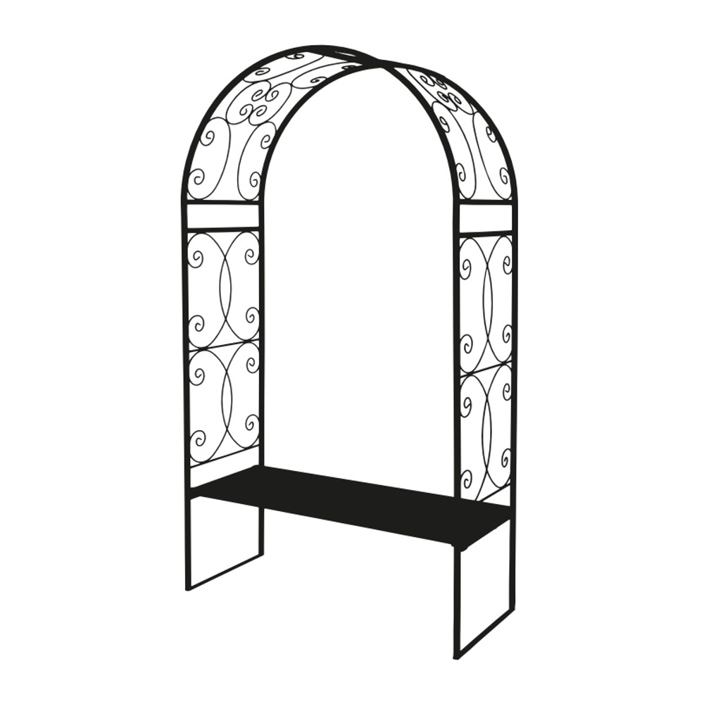 Loubí - Opora/loubí ILLIA s lavicí kovová 232cm