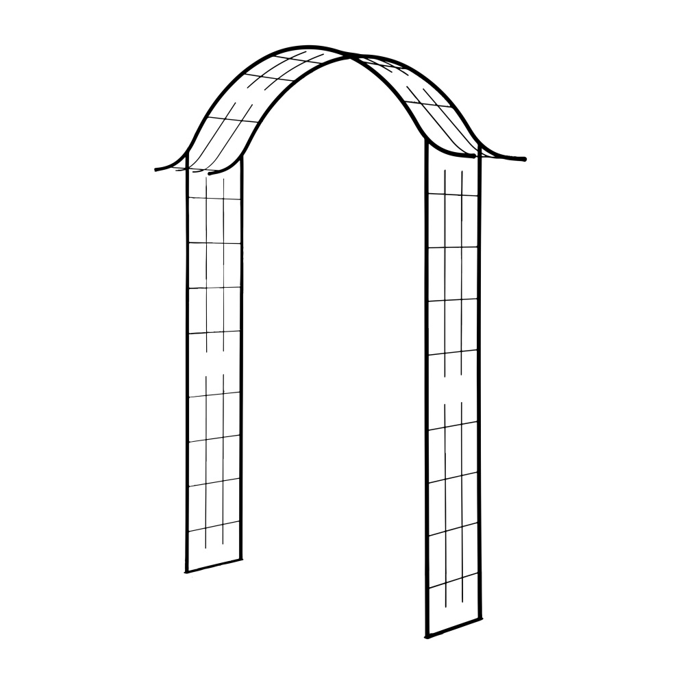 Loubí - Opora/loubí JAPAN jednoduchá kovová 255cm