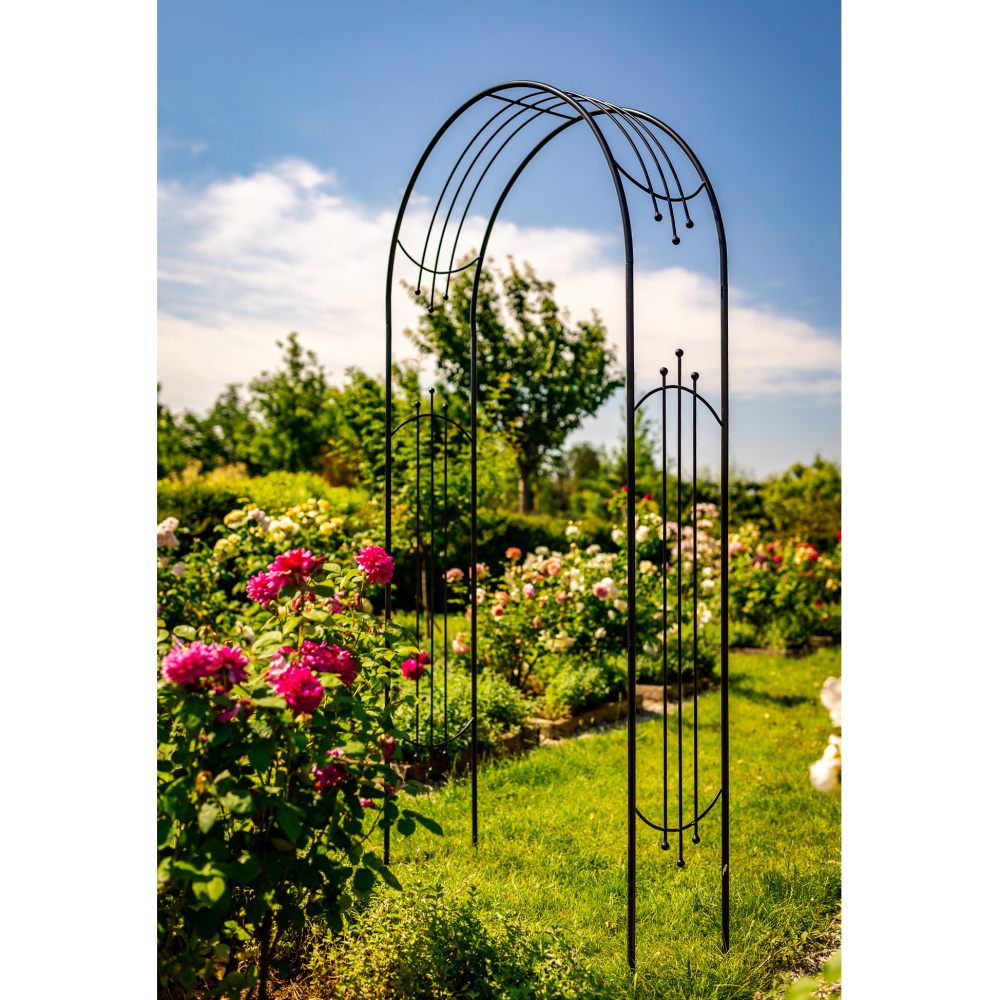 Opora/loubí KEITELE jednoduchá kulatá kovová 235cm-0