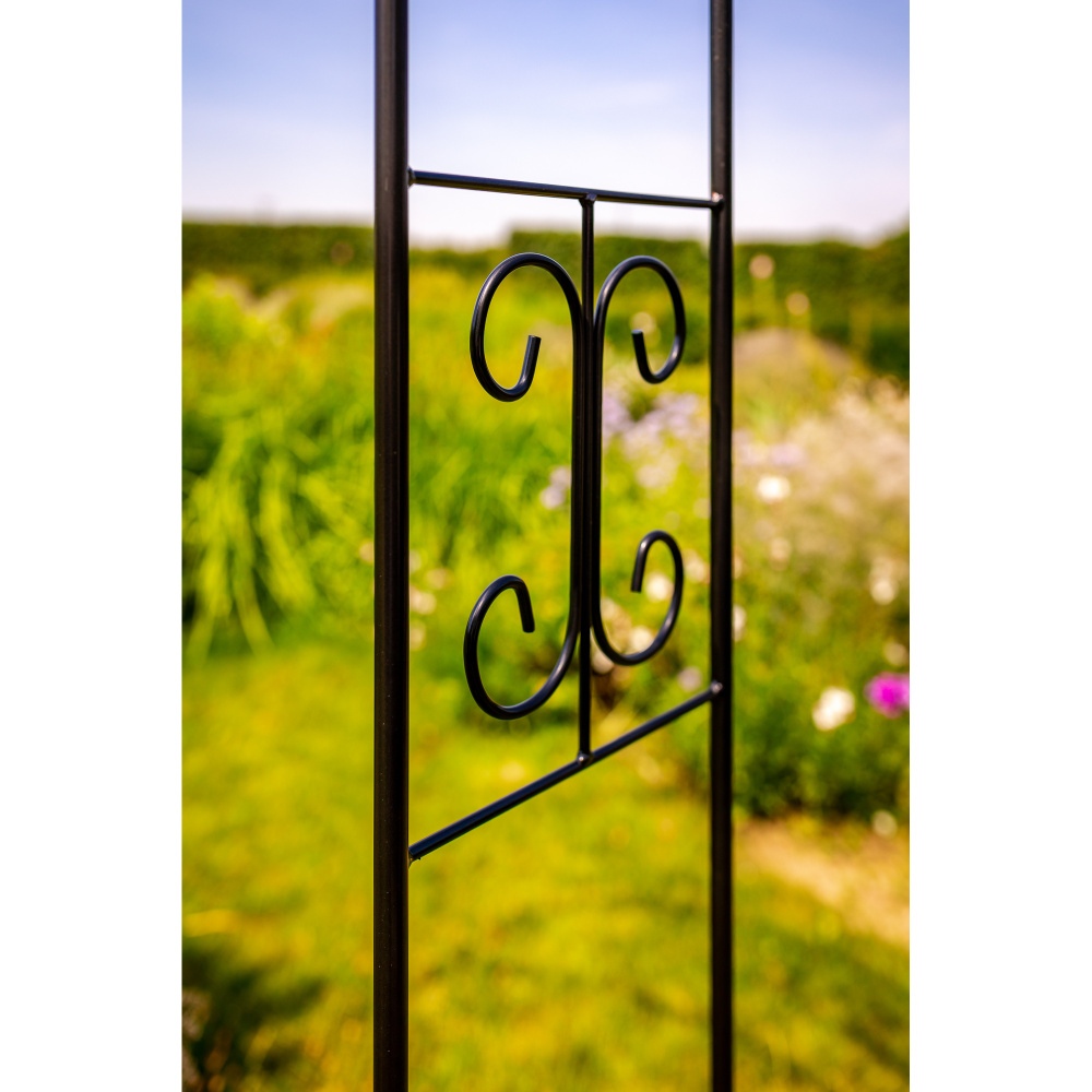 Opora/loubí KORINT jednoduchá kulatá kovová 230cm-1