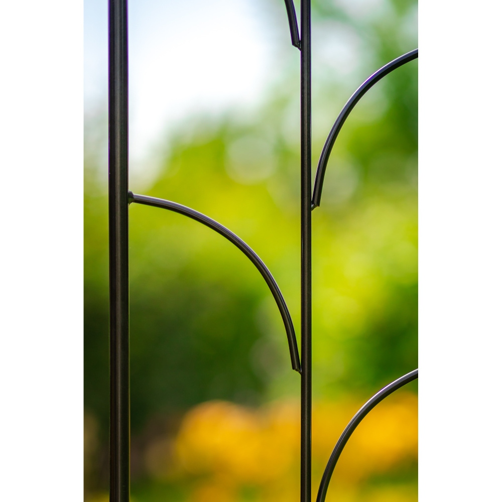 Opora/loubí LIANE jednoduchá kulatá kovová 244cm-1