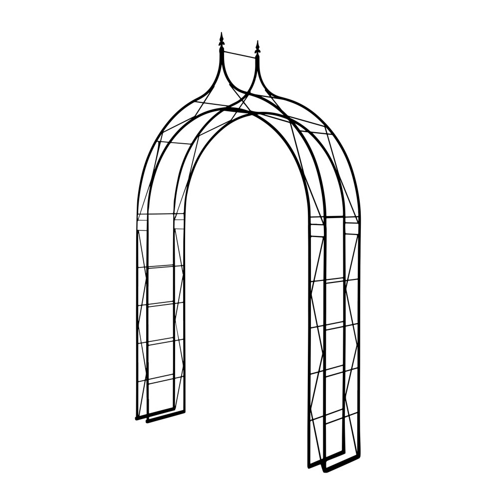 Loubí - Opora/loubí MEGARA dvojitá kovová 285cm