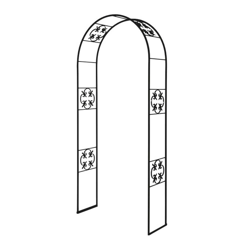 Loubí - Opora/loubí MINIMA jednoduchá kulatá kovová 230cm