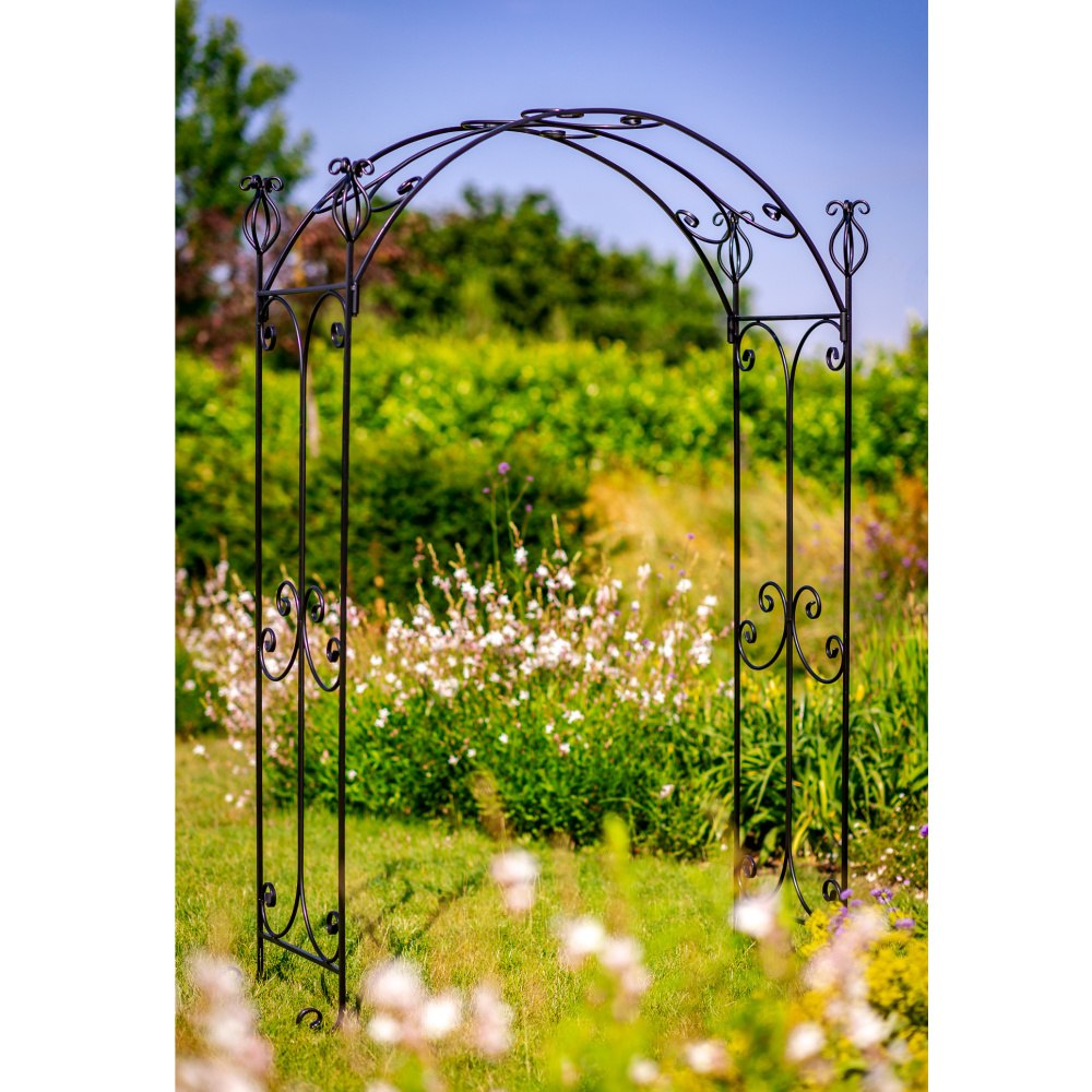 Opora/loubí NIDELVA jednoduchá kulatá kovová 216cm-0