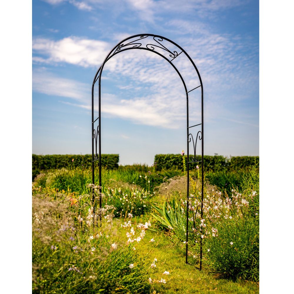 Opora/loubí NOLINA jednoduchá kulatá kovová 240cm-0