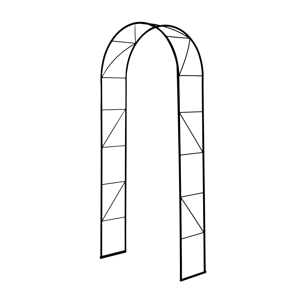 Loubí - Opora/loubí PISUERGA jednoduchá kulatá kovová 230cm