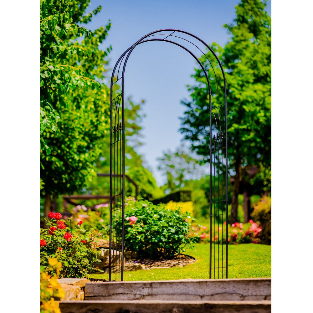 Opora/loubí RUBI jednoduchá kulatá kovová 230cm-0