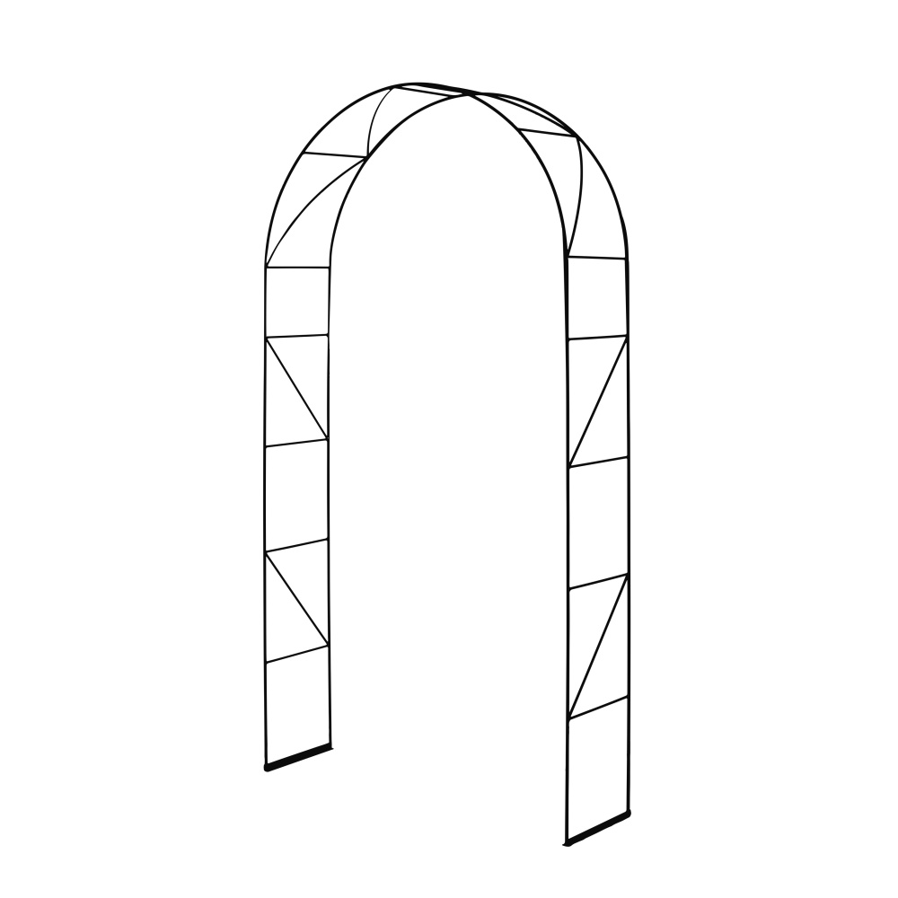 Loubí - Opora/loubí SEGOZERO jednoduchá kulatá kovová 235cm