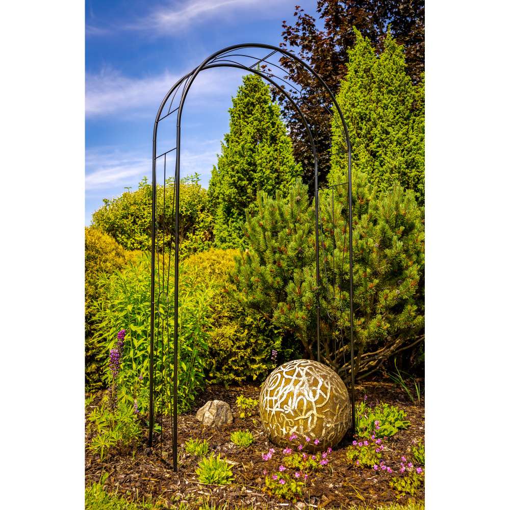 Opora/loubí SONNE jednoduchá kulatá kovová 230cm-0