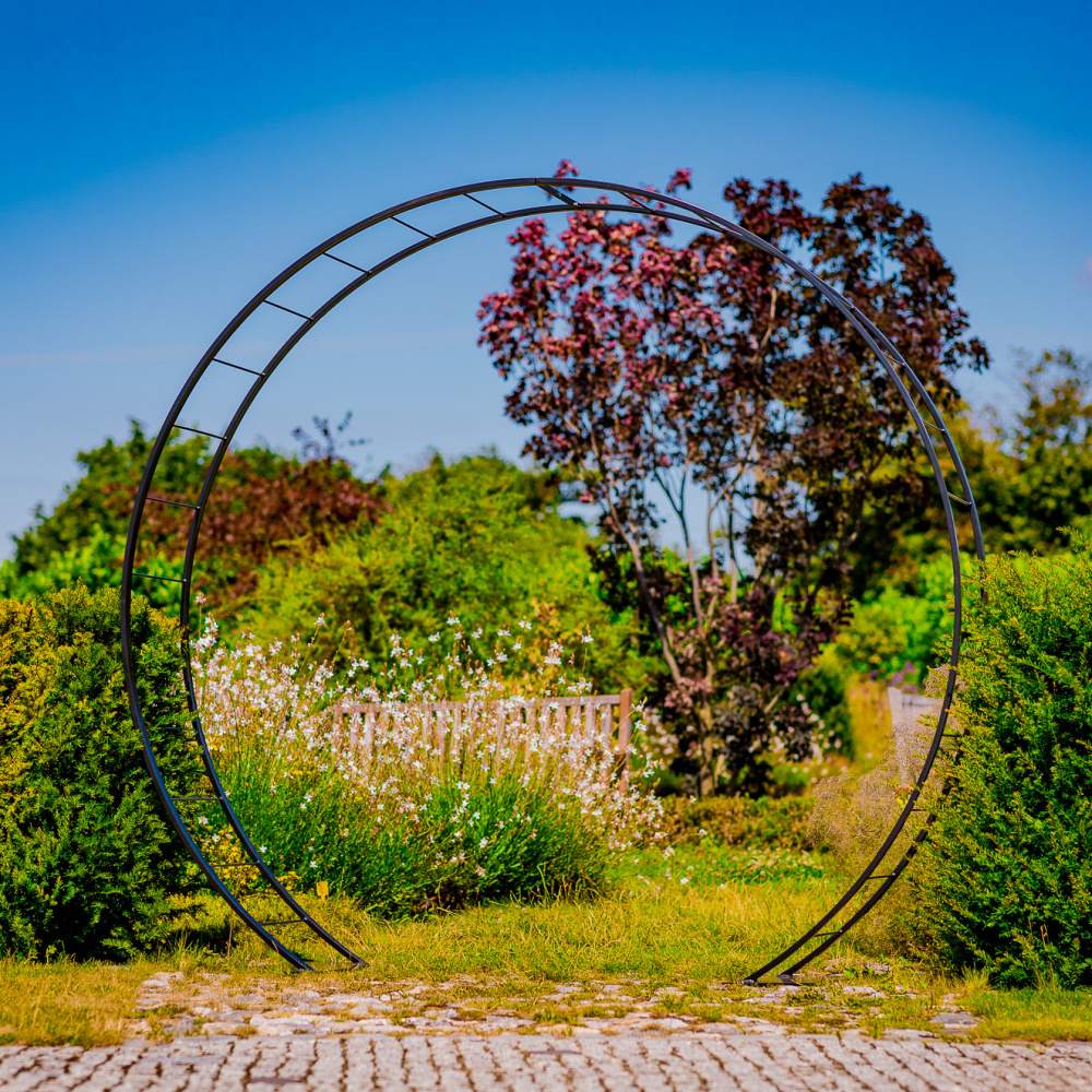 Opora/loubí TITUS kovová zlatá 255cm-0