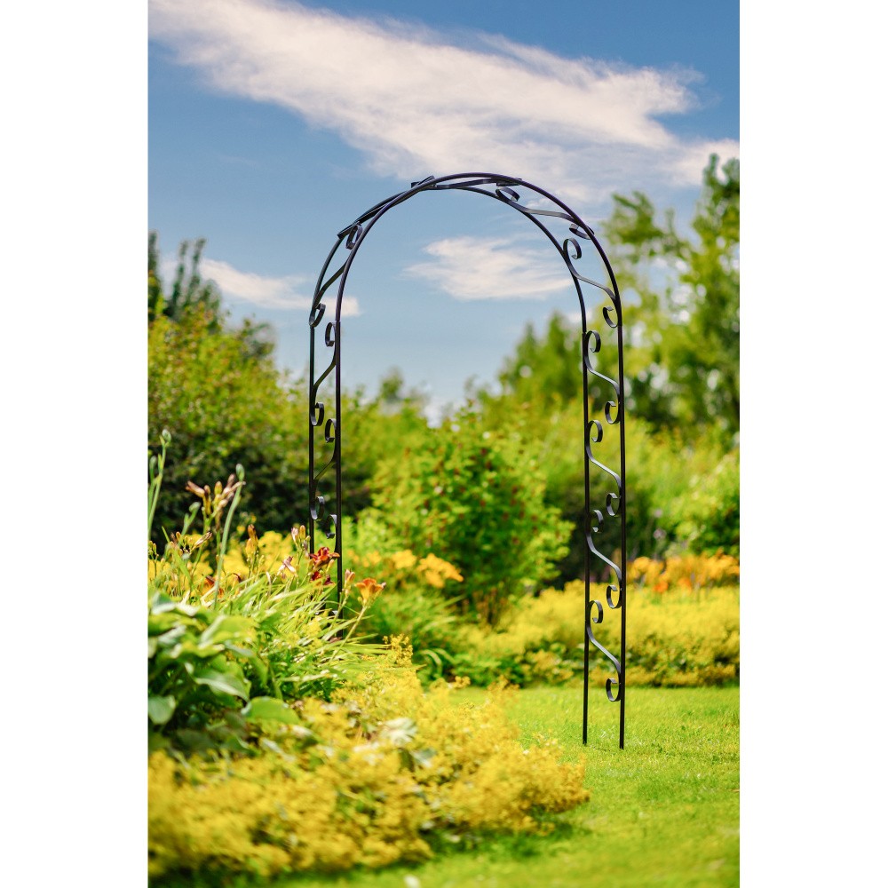 Opora/loubí URUMEA II jednoduchá kulatá kovová 235cm-0