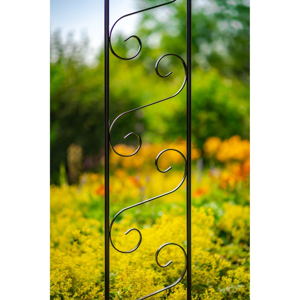 Opora/loubí URUMEA II jednoduchá kulatá kovová 235cm-1