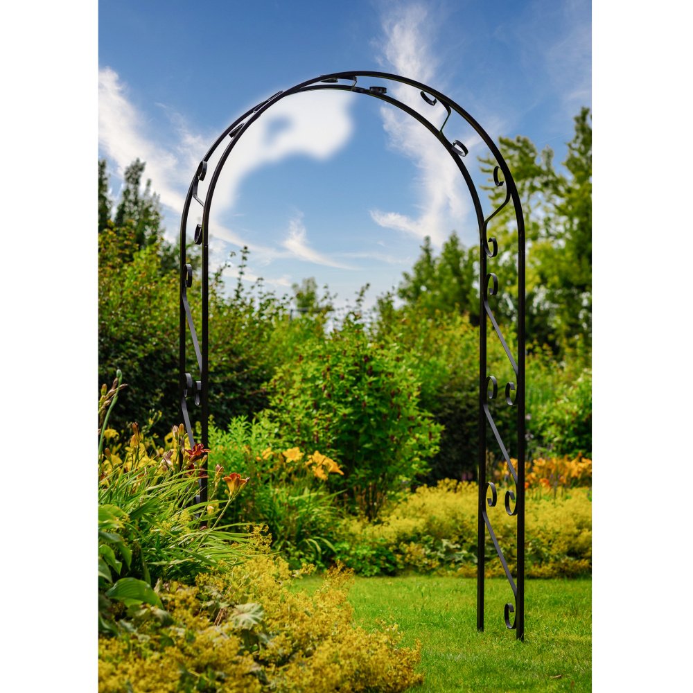 Opora/loubí URUMEA jednoduchá kulatá kovová 250cm-0