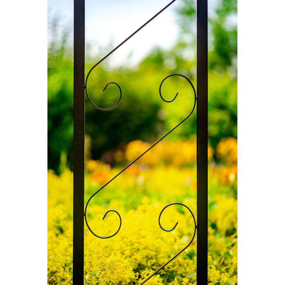 Opora/loubí URUMEA jednoduchá kulatá kovová 250cm-1