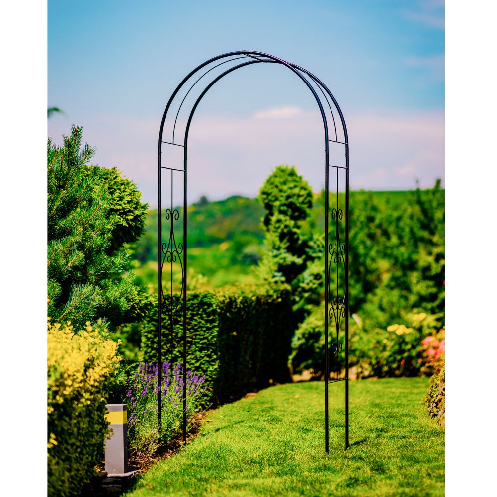 Opora/loubí WERRA jednoduchá kulatá kovová 233cm-0