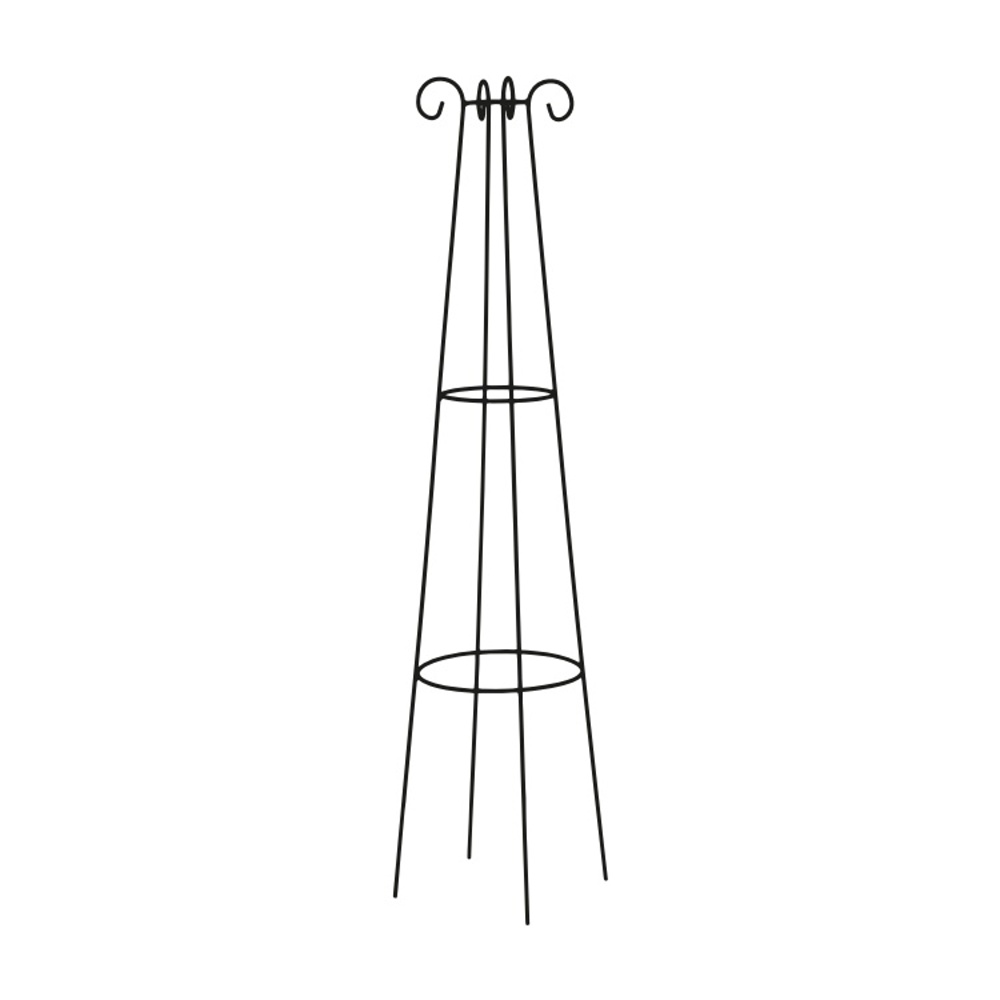 Tvarované 3D opory - Opora/obelisk ALLIER kulatá kónická kovová 180cm