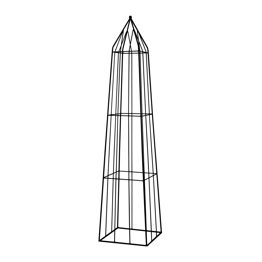 Tvarované 3D opory - Opora/obelisk BAIRON hranatá kovová 155/195/240cm
