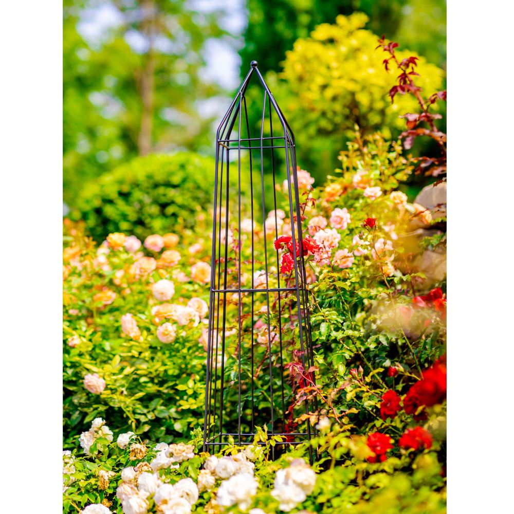 Opora/obelisk BAIRON hranatá kovová 155/195/240cm-0