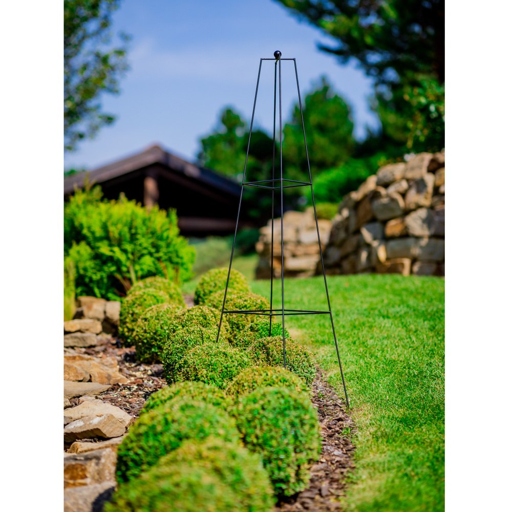 Opora/obelisk CHER hranatá kovová 155cm-0