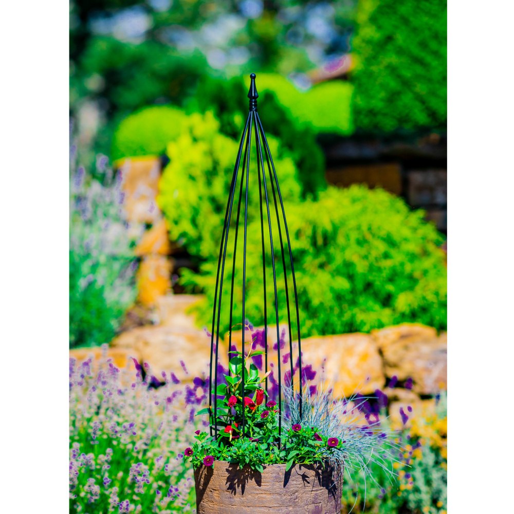 Opora/obelisk MANA kulatá kovová 105/170cm-0