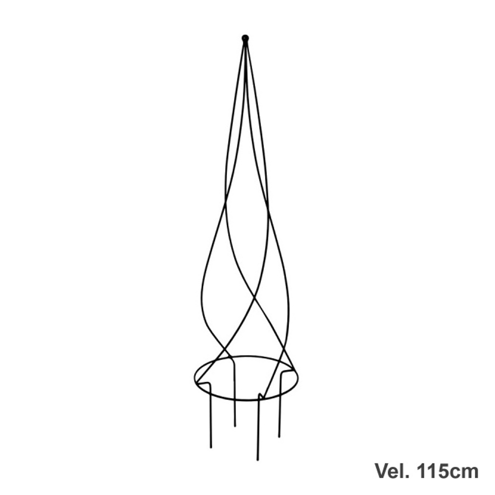 Opora/obelisk MOOSE kulatá kovová 115/150/185cm-0