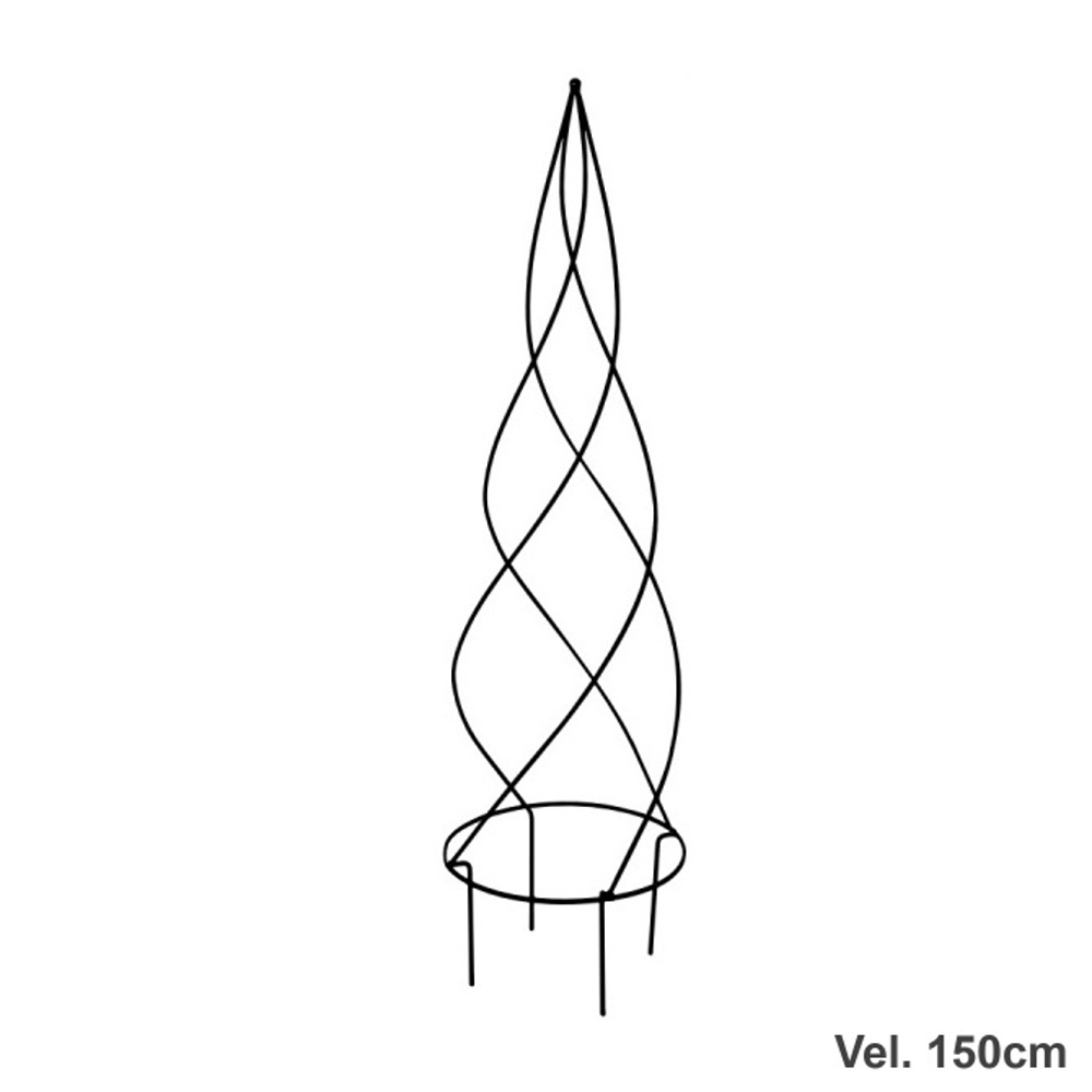 Opora/obelisk MOOSE kulatá kovová 115/150/185cm-1