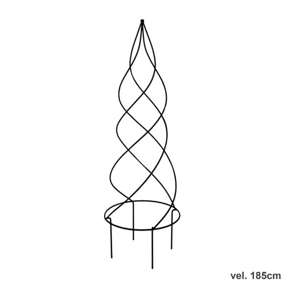 Opora/obelisk MOOSE kulatá kovová 115/150/185cm-2