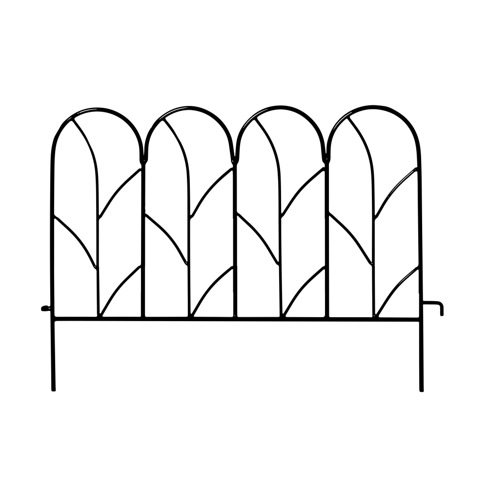 Ploché opory - Opora/plot LIANE kovová 40x56cm