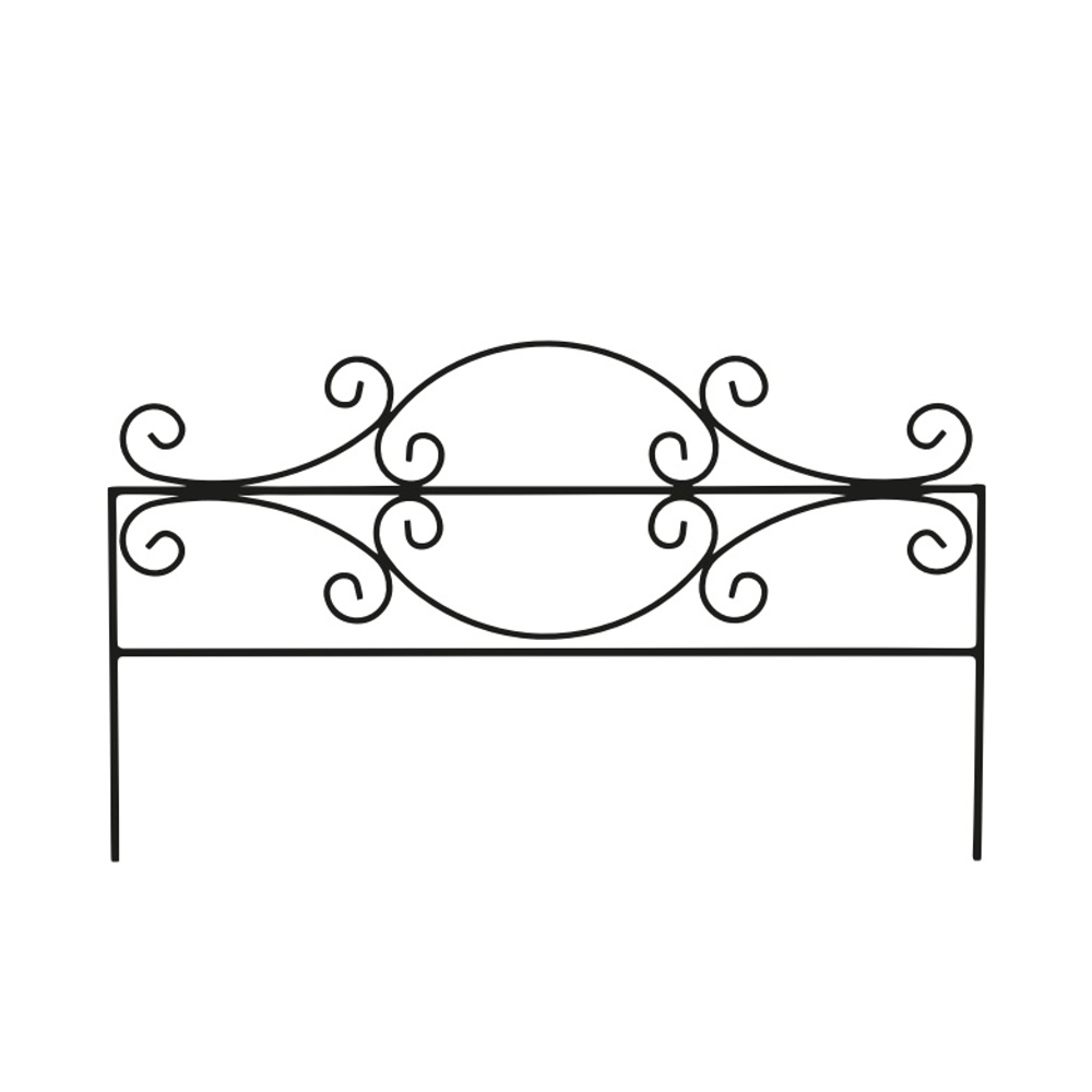 Ploché opory - Opora/plot WERRA kovová 50x85cm