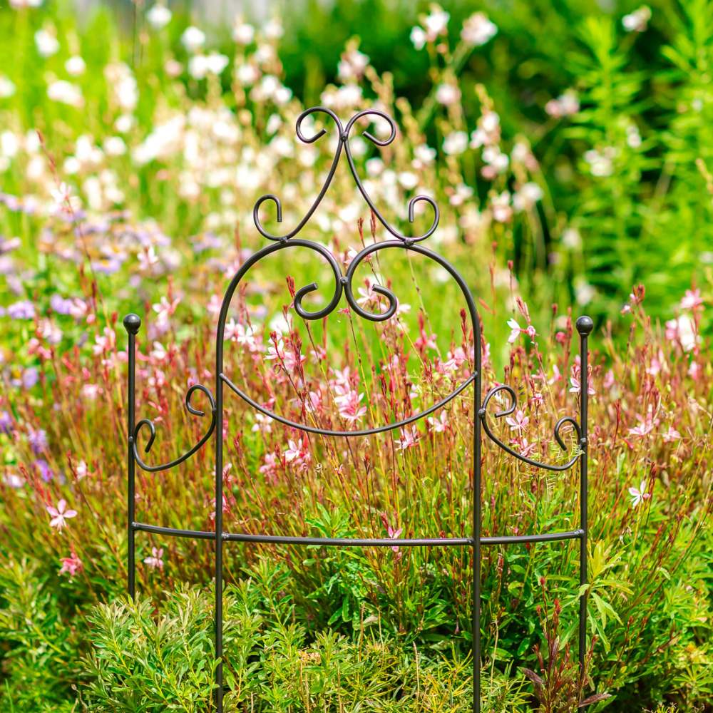 Opora pro rostliny CETINA půlkruhová kovová 95cm-0