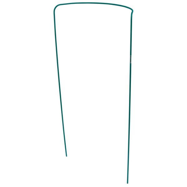 Tyčky a opory - Opora pro rostliny kovová půlkruhová zelená 100x40cm