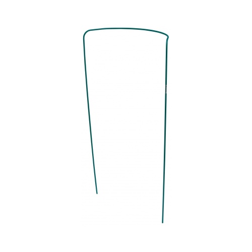 Tyčky a opory - Opora pro rostliny kovová půlkruhová zelená 70x40cm