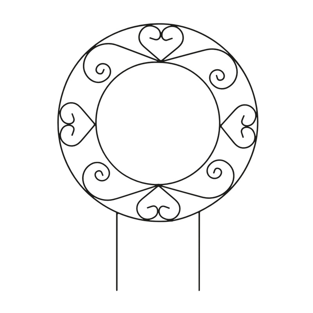 Ploché opory - Opora pro rostliny LAHN kovová 116x85cm