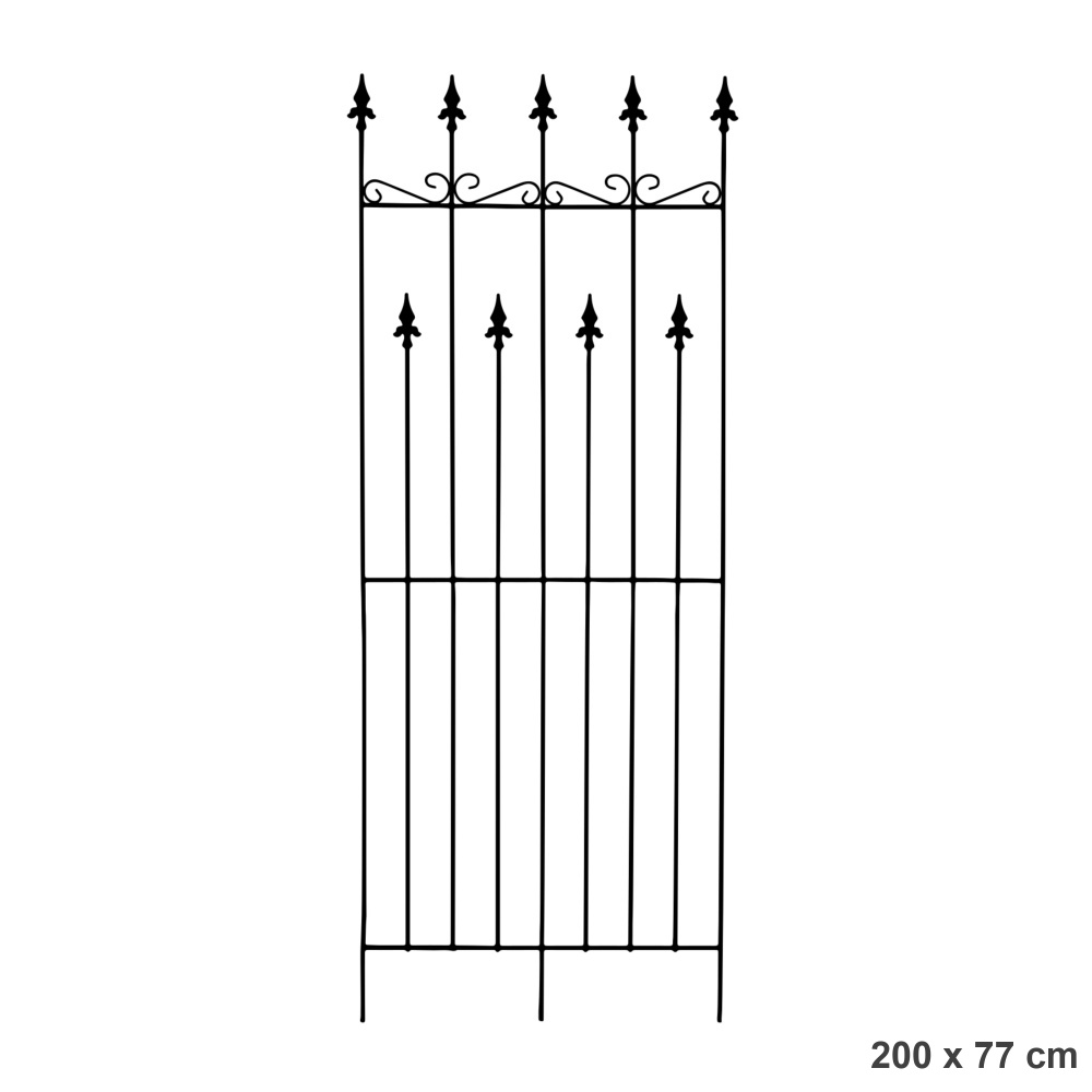 Opora pro rostliny/plot/treláž MAPOCHO kovová 80/130/200cm-0