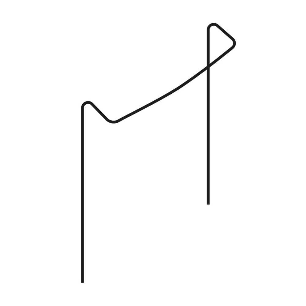 Tvarované 3D opory - Opora pro rostliny RITA kovová 60cm