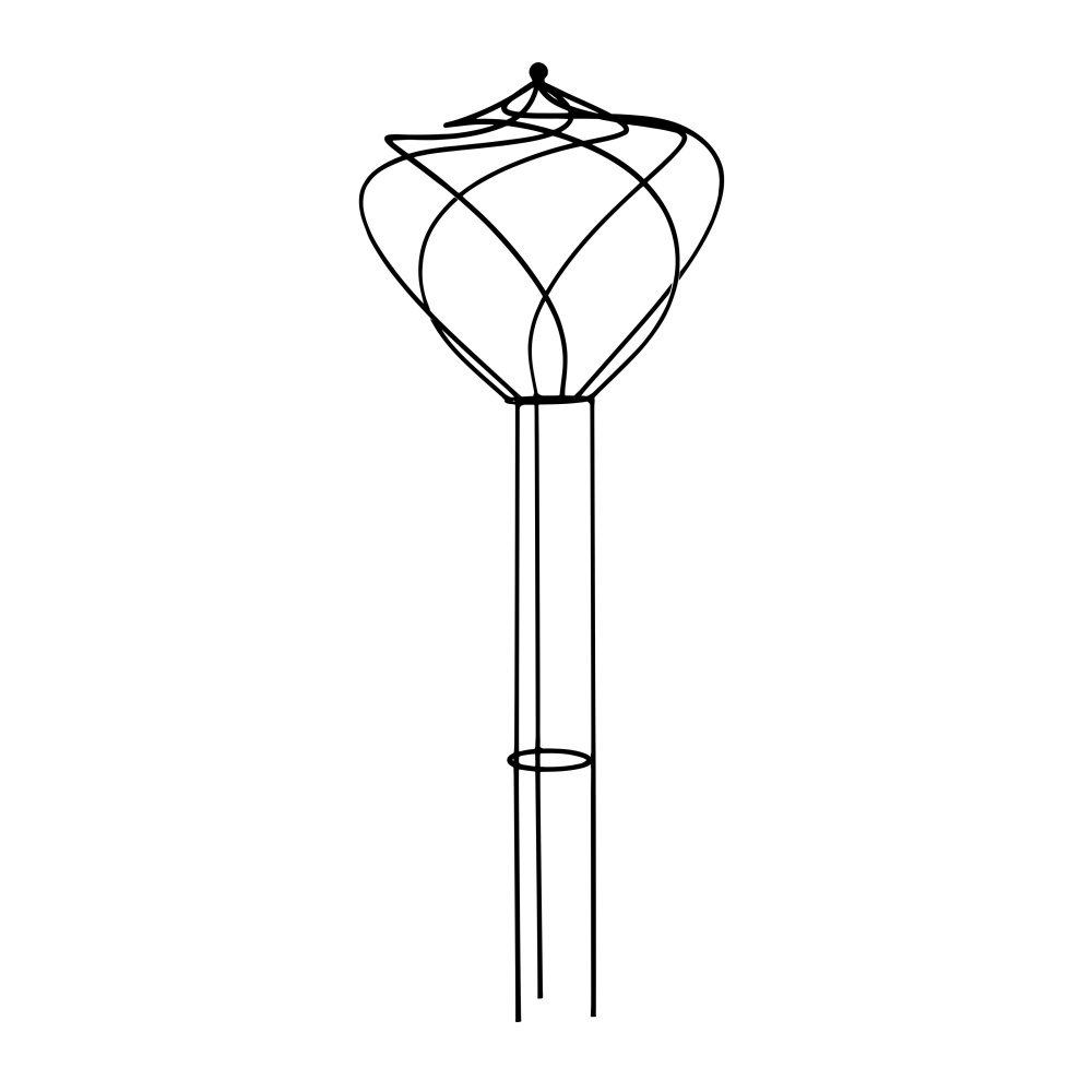Opora pro rostliny ROUR kovová 73/120/150cm-4