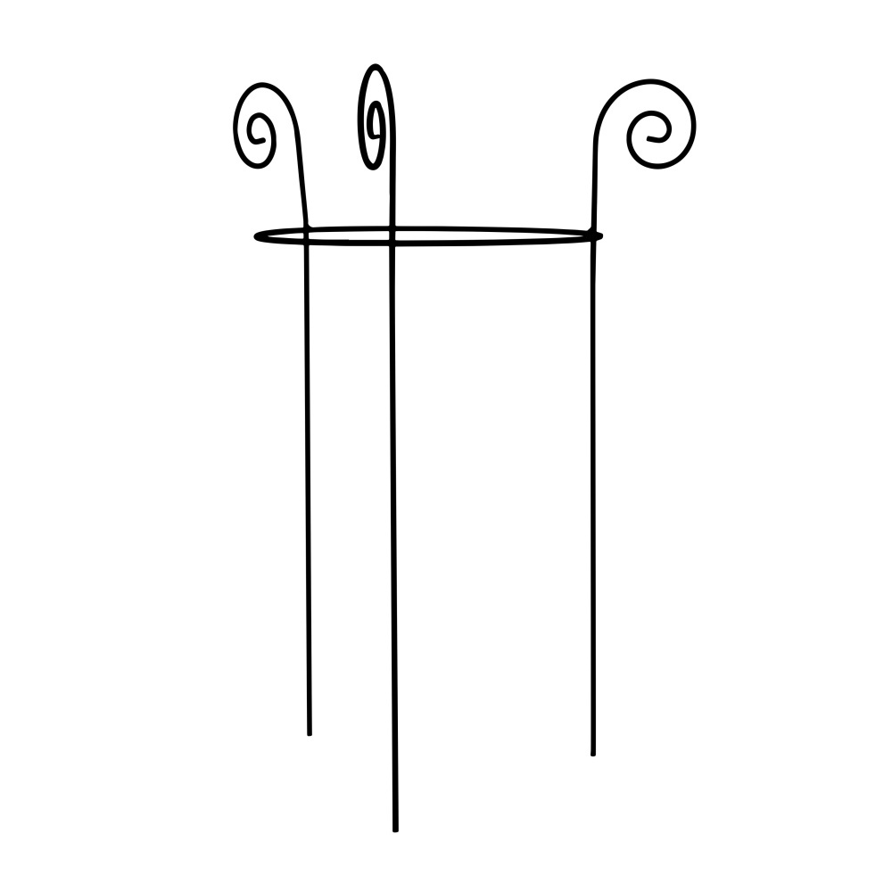 Tvarované 3D opory - Opora pro rostliny TEIFI kruhová kovová 105cm