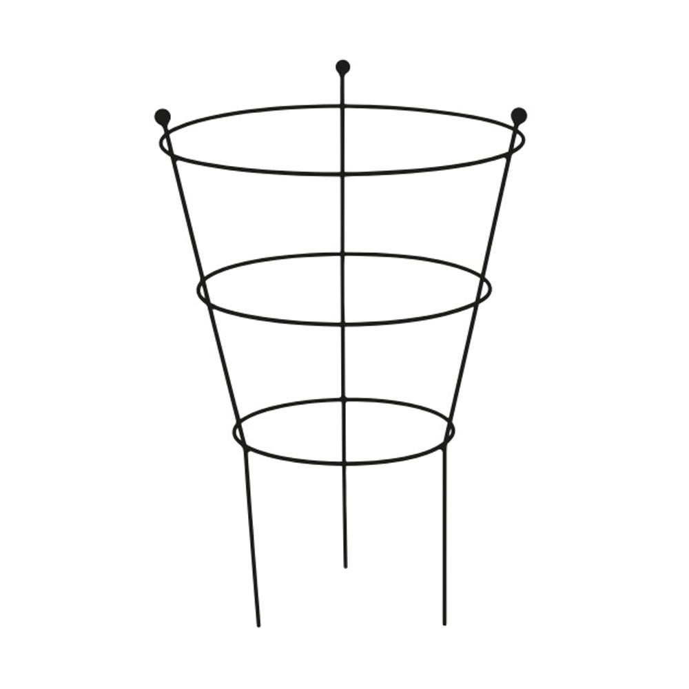 Tvarované 3D opory - Opora pro rostliny TIVADAR kovová 72x42cm/72x50cm