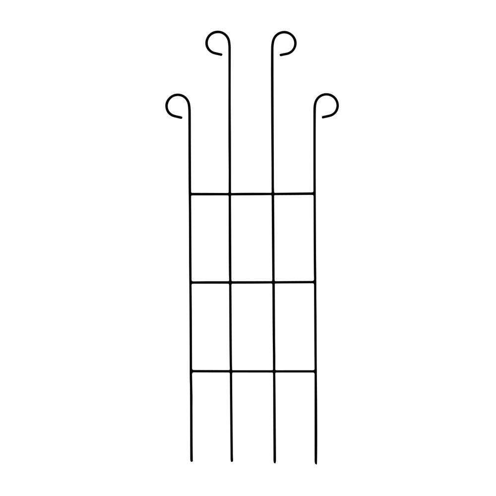 Ploché opory - Opora pro rostliny/treláž MIRANDA kovová 170/240cm
