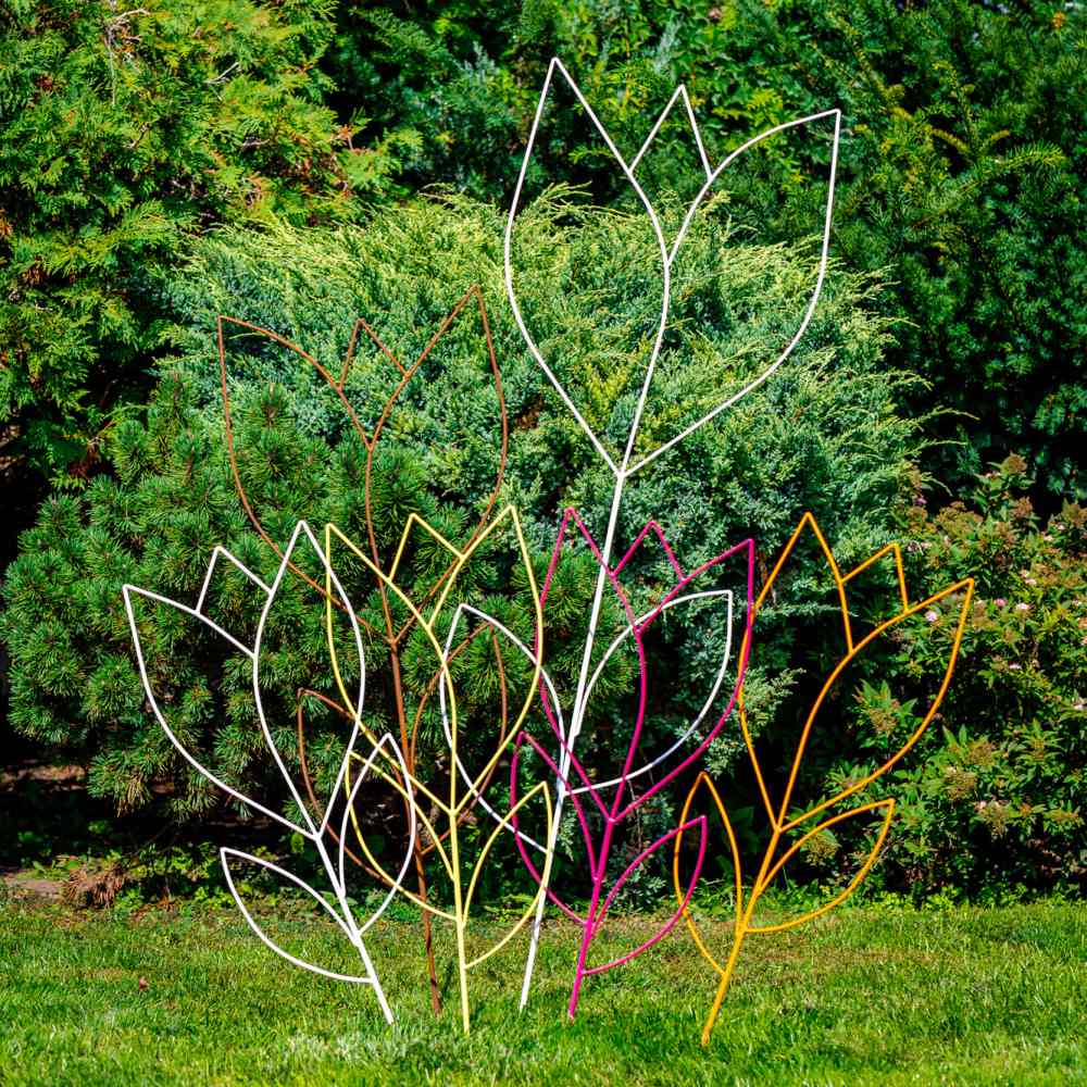 Opora/zápich Tulipán kovový mix barev 90/120/160cm-0