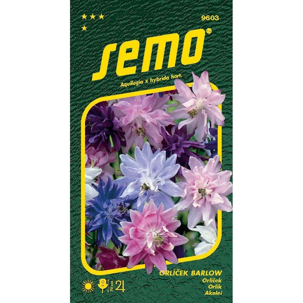 Osivo trvalek - Orlíček plnokvětý Barlow