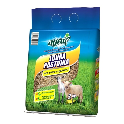 Travní osivo - Osivo AGRO travní směs louka a pastvina taška 2 kg