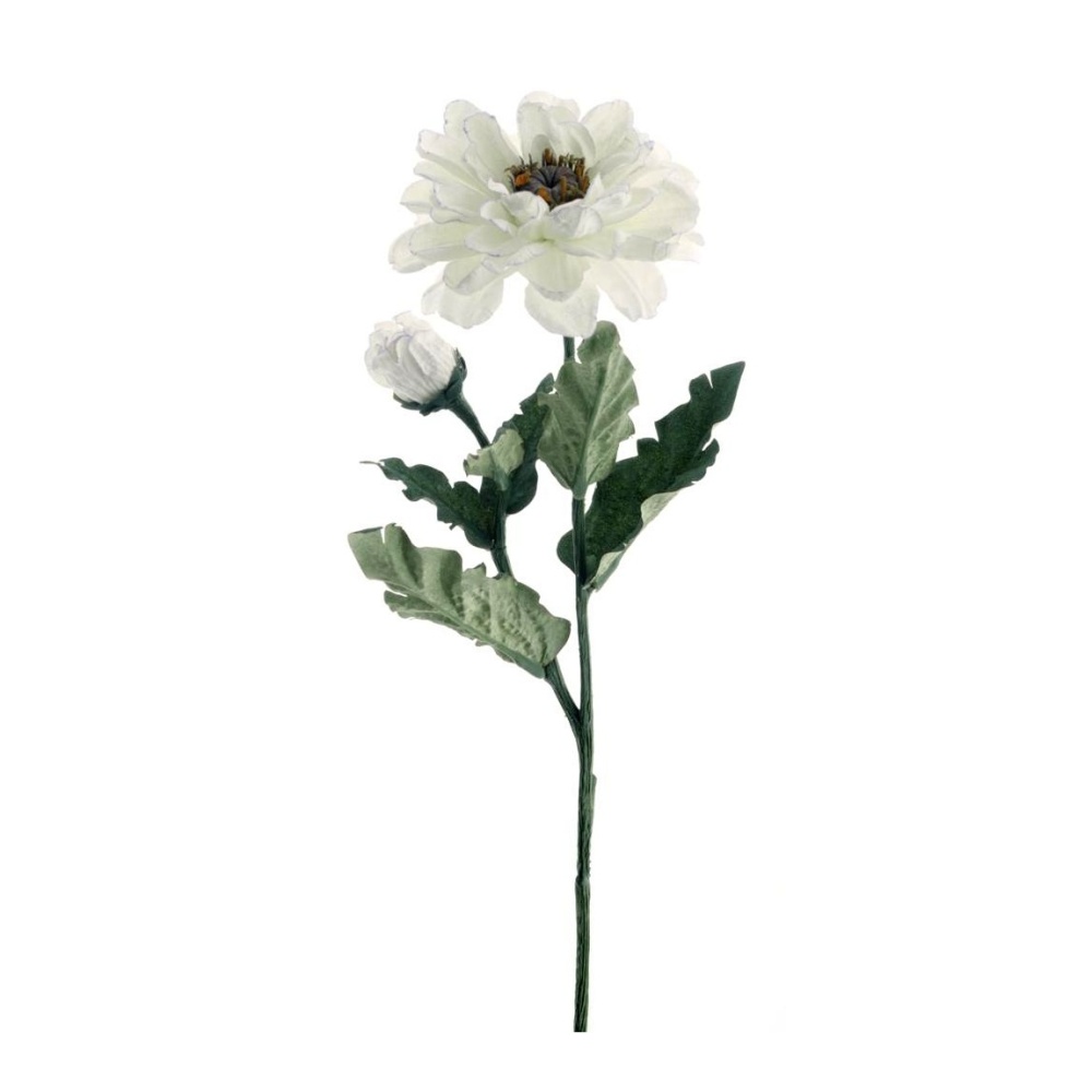 Letní umělé květiny - Ostálka ECO řezaná umělá bílá 63cm