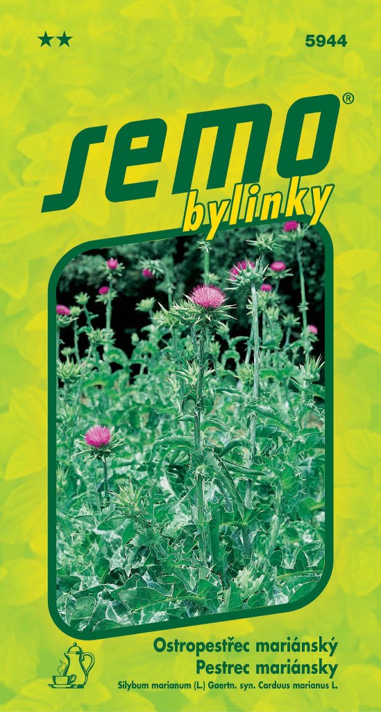Osivo bylinek - Ostropestřec mariánský