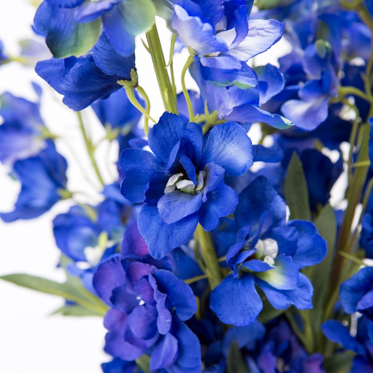 Umělé květiny - Ostrožka MORPHO řezané umělé tmavě modré